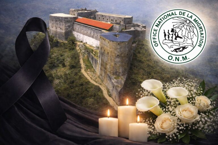 L’ONM exprime sa profonde consternation à la suite du drame survenu le 11 avril 2026 à la Citadelle Laferrière, ayant coûté la vie à plusieurs de nos concitoyens
